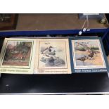 THREE DUPONT (POLYMER INTERMEDIATES) ADVERTISING CARDS, 40 X 36CMS