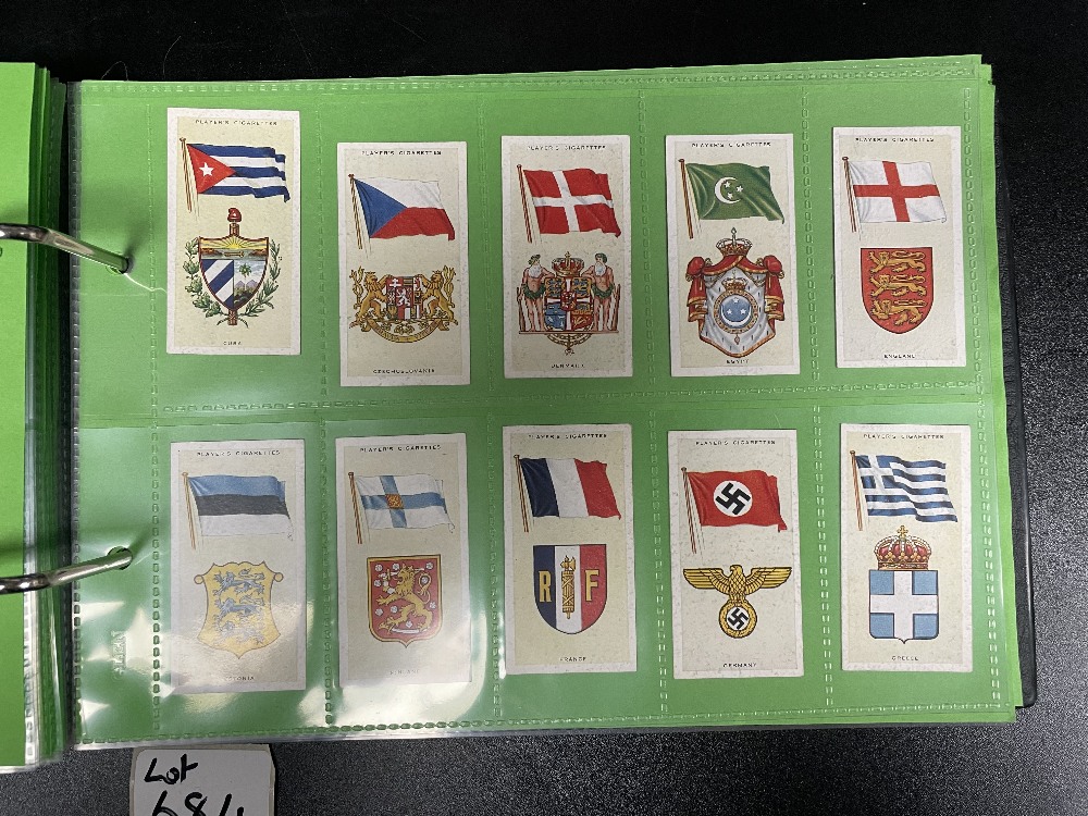ALBUM OF 41 SLEEVES, BROOKE BOND, FRYS, JOHN PLAYER, WILLS, FLAGS OF EMPIRE, NATIONAL FLAGS AND - Image 5 of 9