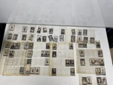 63 OGDEN'S CIGARETTE CARDS, BOXING ROYALTY, ACTORS, ACTRESSES, AND MORE