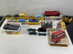 MIXED DIE-CAST DINKY TOY VEHICLES, BOXED AND PLAYWORN