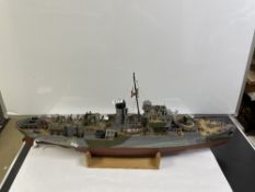 REMOTE CONTROL MODEL OF A WARSHIP, 87CMS