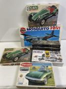 BOXED MODELS, AIRFIX, WOOSTER, TAMIYA, AND MORE