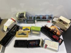 QUANTITY OF BOXED DIE-CAST VEHICLES, OXFORD, BRITBUS, VANGUARD, AND MORE
