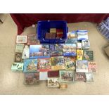 LARGE QUANTITY OF JIGSAW PUZZLES, VINTAGE AND MODERN