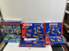 QUANTITY OF BOXED MECCANO MODELS, CONSTRUCTION