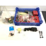 QUANTITY OF MODEL RAILWAY PARTS AND ACCESSORIES 00 GAUGE
