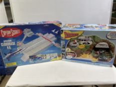 BOXED TRACY ISLAND (THUNDERBIRDS) WITH CAPTAIN SCARLET SPECTRUM CLOUDBASE H. Q