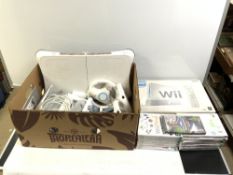 LARGE QUANTITY OF WII ITEMS, GAMES AND ACCESSORIES