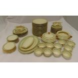 Rosenthal Ivory dinner and tea service to include plates, bowls, serving dishes, cups and saucers (