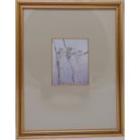Tom Merrifield framed and glazed lithographic print of ballet dancers, signed and numbered 167/