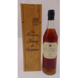 Bos de Armagnac Barandi Sigognac 70cl in original wooden box