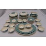 Royal Doulton Cascade D6457 dinner service for twelve place settings to include plates, bowls and