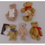 Three Steiff Teddy Bears to include 50th Anniversary, Classic, Englands Rose