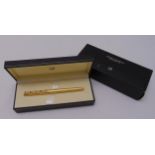 Dunhill fountain pen with 14ct gold nib in original packaging