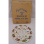 Royal Cauldron ceramic Seder dish set in original packaging