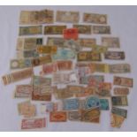 A quantity of GB and foreign bank notes