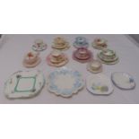 A quantity of porcelain to include Shelley and Foley, cups, saucers and plates (26)