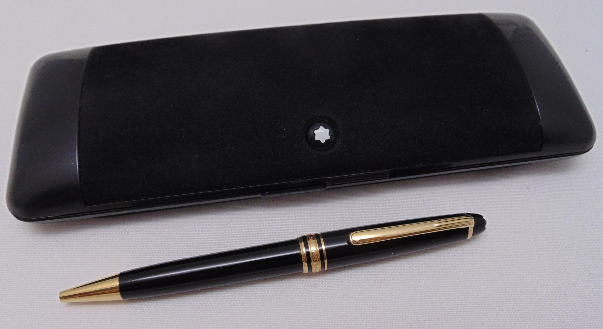 Mont Blanc Meisterstruck classique ballpoint pen in original case and paperwork