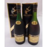 Remy Martin cognac two 70cl bottles in original packaging