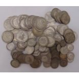 A quantity of GB pre 1947 silver to include half crowns, shillings and sixpences, approx 802g