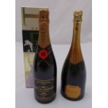 Krug Grand Cuvee and Moet and Chandon vintage 1999 in original packaging