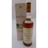 The Macallan 10 year old single highland malt whisky 70cl in original packaging