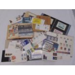 A quantity of stamps to include a Victorian 2d blue and first day covers, six albums and loose