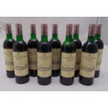 Chateau la Mission Haut Brion Graves 1984 nine 75cl bottles