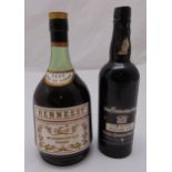 Real Companhia Velha vintage 1979 port, 75cl and Hennessy Privilege V.S.O.P. Cognac 1 litre