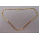 18ct yellow gold fancy link necklace, approx total weight 26.7g