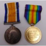 WWI military medals to include British War Medal and Victory medal attributed to LIEUT. W.G.