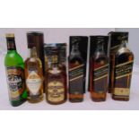 A quantity of Scotch whisky to include Glefiddich 70cl, The Invergordon 70cl, Chivas Regal 1