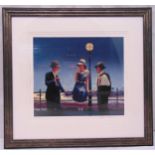 Jack Vettriano framed and glazed limited edition polychromatic print 86/295 titled The Game of Life,