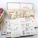 A large quantity of Vintage postage stamps, albums etc (boxful)