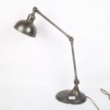 A Vintage silver plated anglepoise desk lamp