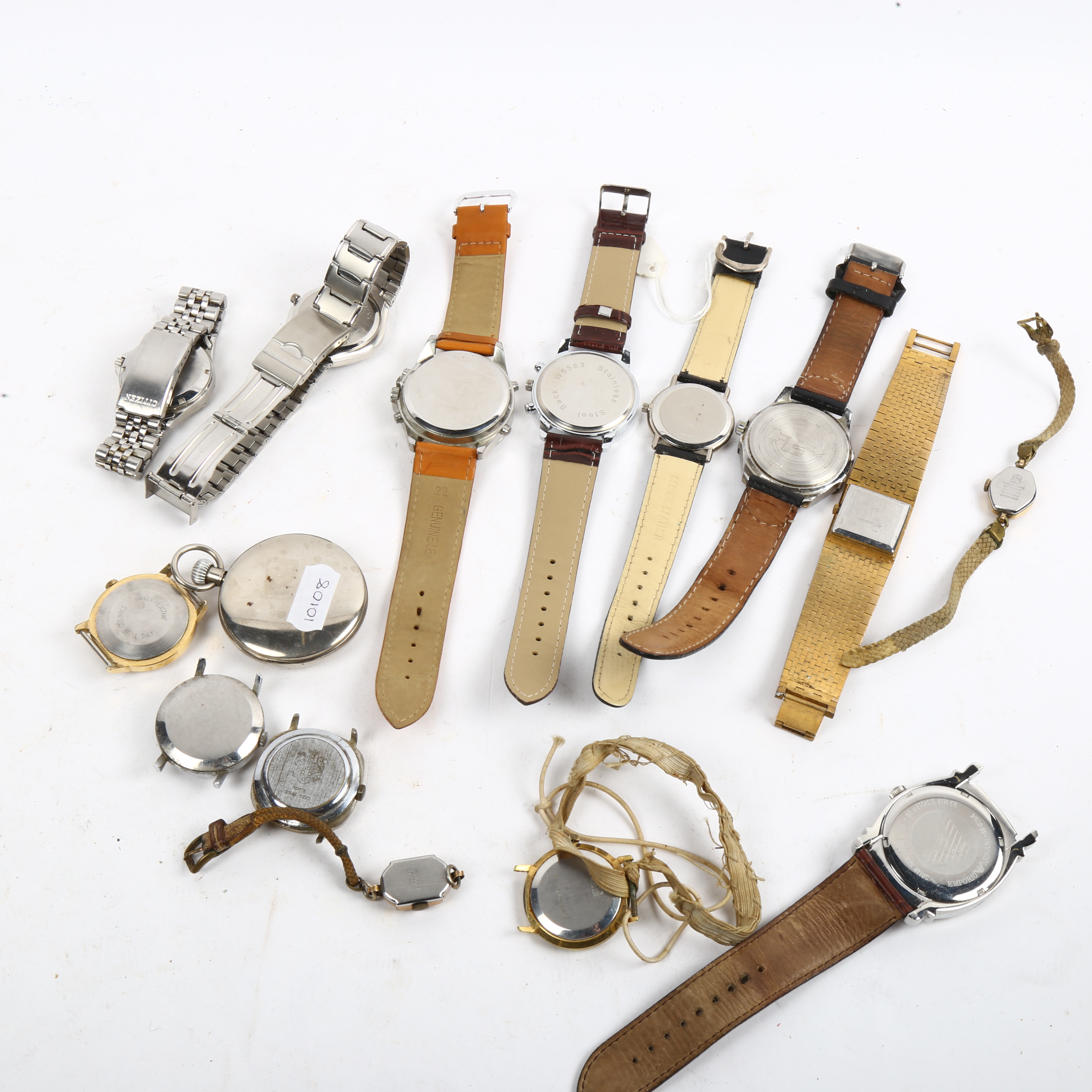 Various wristwatches, including Citizen automatic - Image 2 of 2