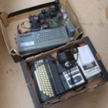 Various Vintage computers and gaming consoles, including Sinclair ZX Spectrum + 2, Commodore Plus 4,