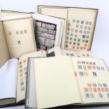 A quantity of world postage stamp albums