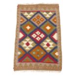 A Mamainer Kilim rug, 89cm x 60cm