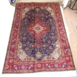 A red ground Mahal rug, 290cm x 200cm