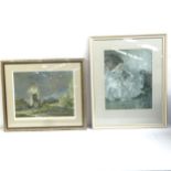 William Russell Flint, 2 colour lithographs, 1 pencil signed, both framed, portrait example