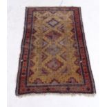 A cream ground Persian rug, 165cm x 102cm