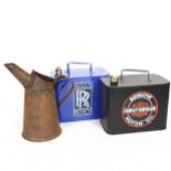 2 reproduction fuel cans, and an oil can