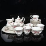 Royal Albert Lavender Rose pattern tea and cake set