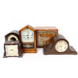 5 mantel clocks, including Smiths