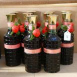 10 bottles of Cremidea Fragola, Italian wild strawberry liqueur circa 1970s', 18% vol, 68cl.