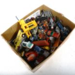 A quantity of Vintage diecast model cars, including Corgi Cargoes milk churns etc (boxful)