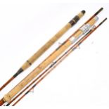 2 Vintage split cane fishing rods, including Alex Martin and Edgar Sealey (2)