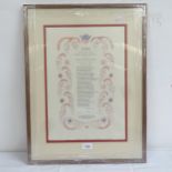 Sir John Betjeman, a signed printed Ode On The Marriage Of HRH Prince Charles To The Lady Diana