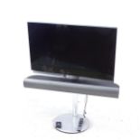 BANG & OLUFSEN - a BeoVision 7 32" television, with sound bar and remote, GWO